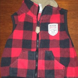 Flannel vest